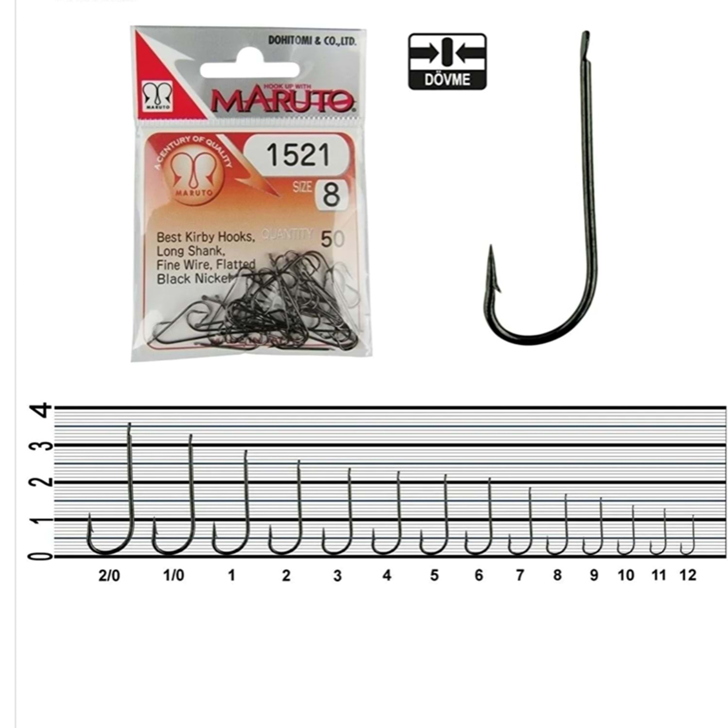 Maruto 1521 Nikel Olta İğnesi