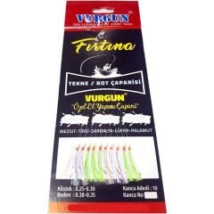 Vurgun Çapari Tekne Bot Çaparisi - Lila/Yeşil