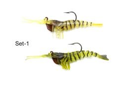 Captain 3048 Magic Shrimp 2li SET 3D Silikon Karides